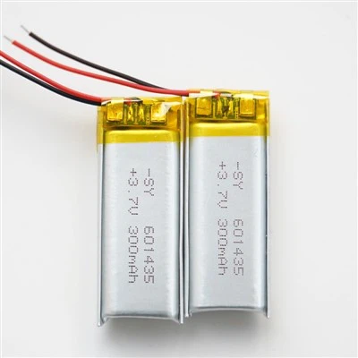 Bateria recarregable de polímer de li 3,7 V 300 mAh